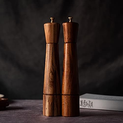 Stylish 32cm Salt and Pepper Mill Set - Perfection in Handmade Design