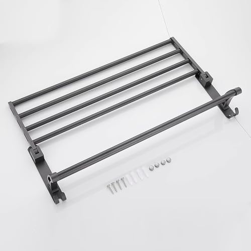 Foldable Towel Holder with Wall-Mounted Design