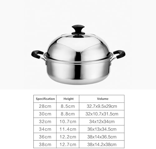 Sturdy STEamer Pot with Glass Lid