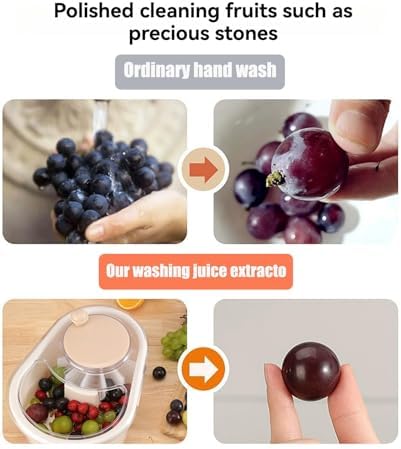 Effortless Fruit Cleaner Quick Fruit Washer Manual Fruit Spinner