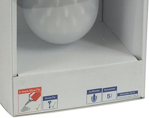 Kela Toilet Set Lucido Stainless Steel Silver 15x15x43cm