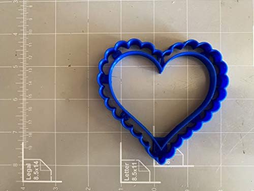 Arbi Design Scalloped Heart Cookie Cutter 35 inch - Design Your Baking masterpieces