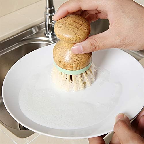 Bamboo Dish Brush Set Multi-Purpose Kitchen Essentials