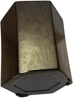 Long-Lasting HEXAGONAL Wood Brush Holder for Toilets
