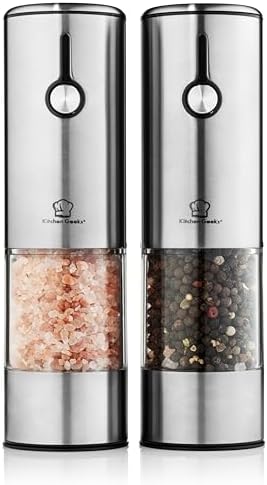 Electric Salt and Pepper Mill Set
