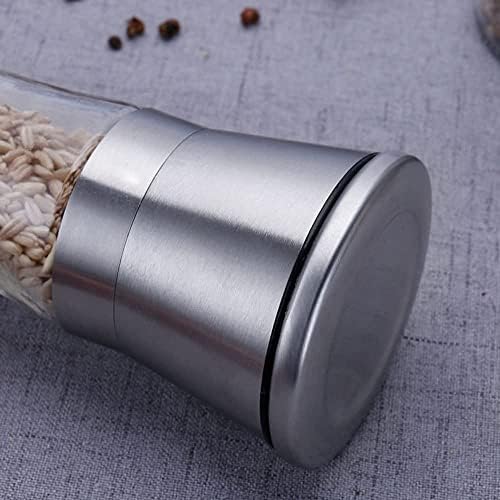 Stainless Steel Salt and Pepper Grinder Set Perfectly Grind zien