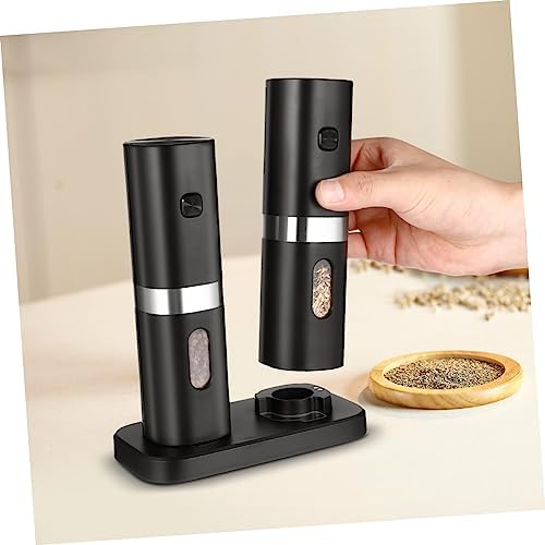 Electric Salt Pepper Mill with Adjustable Coarseness for Home Use