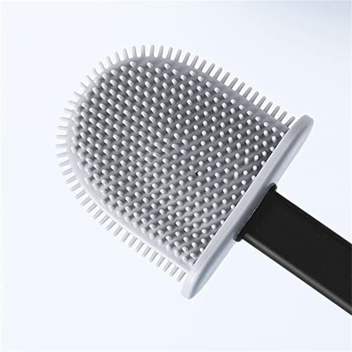 Creative Detachable Wall-Mounted Soft Glue Long Handle Toilet Brush Set