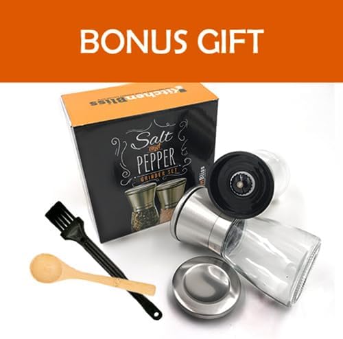 Easy to Use Stainless Steel Salt and Pepper Grinder