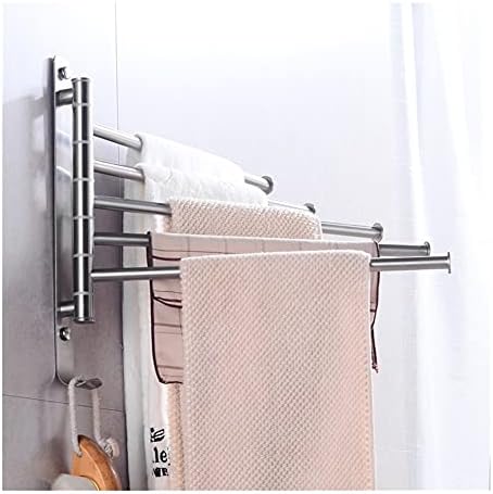BECBco Magnetic Wall Mount Towel Holder Stainless Steel Bathroom Towel Rail