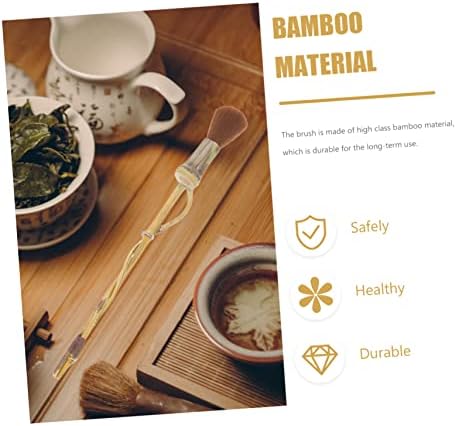 3pcs Bamboo Cleaning Tools for Tea Rooms