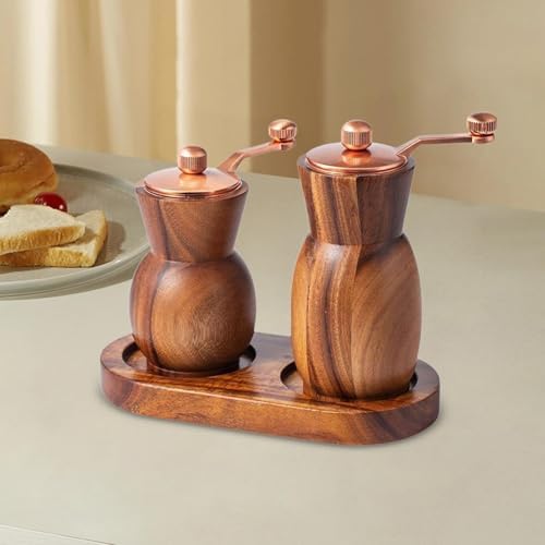 DYNWAVE 2-Piece Salt Pepper Mill Set
