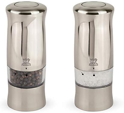 Convenient Electric Salt Pepper Mill Set for Home Use
