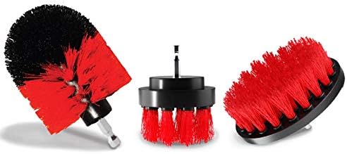 CLEANZOID Drill Brush Set for Grout Tiles Sinks Kitchen Bathroom Cleaning