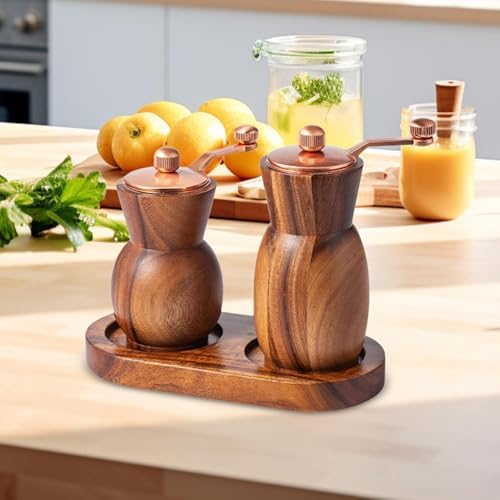 DYNWAVE 2-Piece Salt Pepper Mill Set