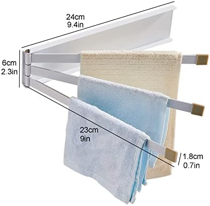 ACUIPP Metal 3 Arm Towel Rack