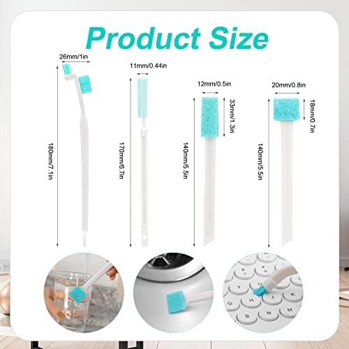 Precision Cleaning brushes Set for Small Spaces