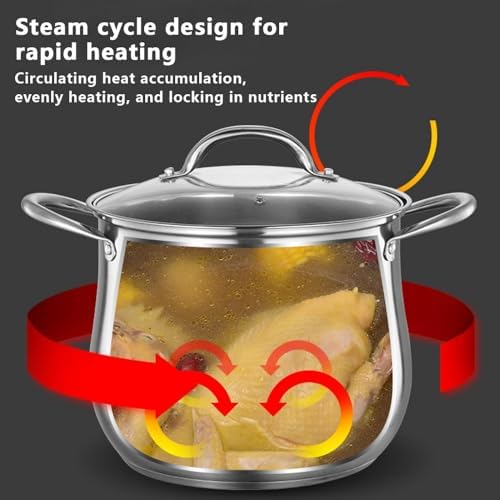 Steam Pot 304 Stainless Steel Professional Grade 92L Multurpose Cookware with Handle