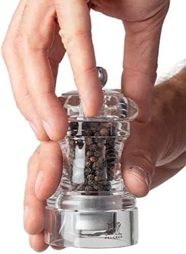 Peugeot Duo Bistro Salt Pepper Mill Set Acrylic Design French Made