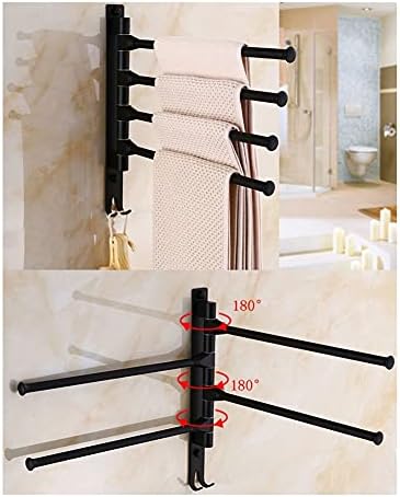 Premium Chrome Wall-Mounted Bathroom Towel Rail