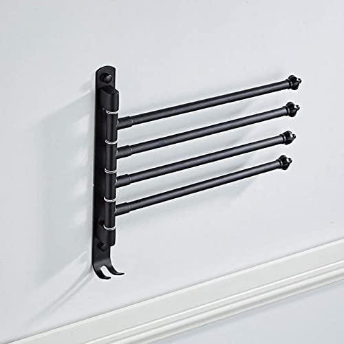 Bathroom Towel Swivel Holder with 4 Bars
