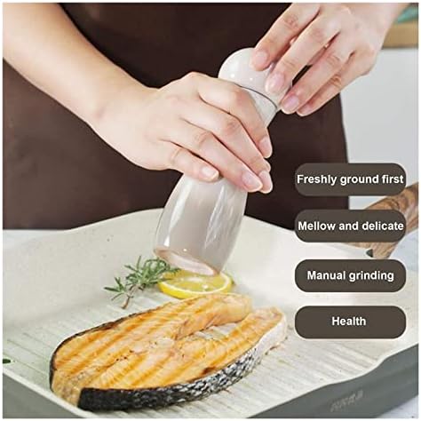 Adjustable Ceramic Salt Pepper Mill Set for Home Use