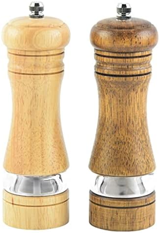 Elegant Adjustable Ceramic Salt and Pepper Mill Set