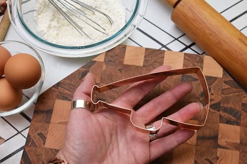 Megaphone Cookie Cutter - Copper Handmade in USA for Sports-Themed Treats