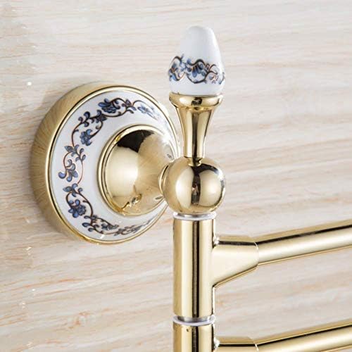 Sleek Rotating Towel Holder for Bathroom Organization