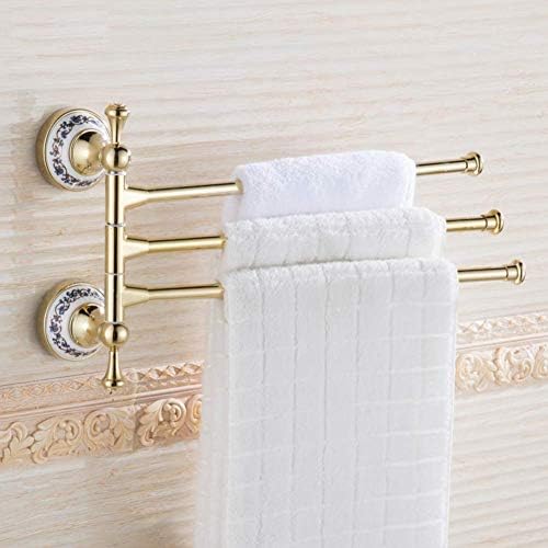 Sleek Rotating Towel Holder for Bathroom Organization