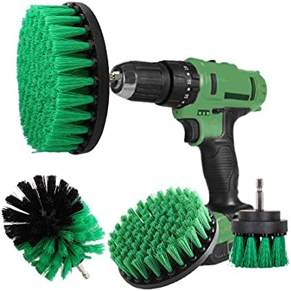 All-Purpose Power Scrubber Cleaning Set Drill Brush Set Attachment Kit of 3