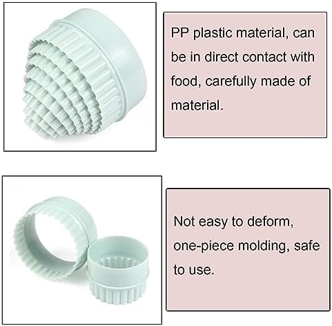 NentMent 8-Piece Round Cookie Cutters
