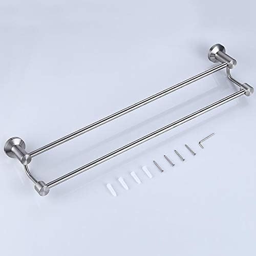 Sturdy Silver Towel Holder for Bath