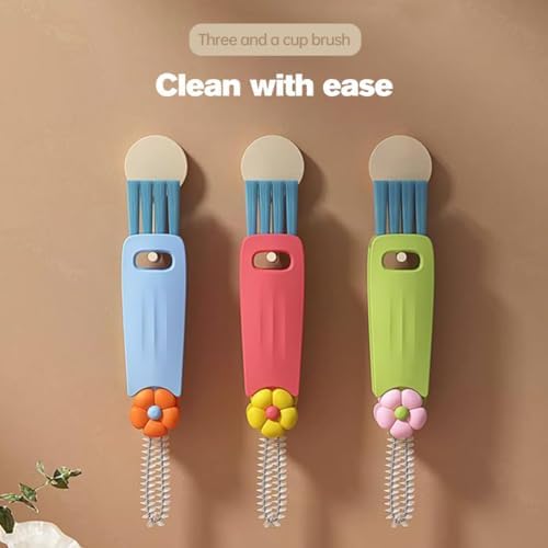 3-in-1 Cup Lid Cleaning Brush Set