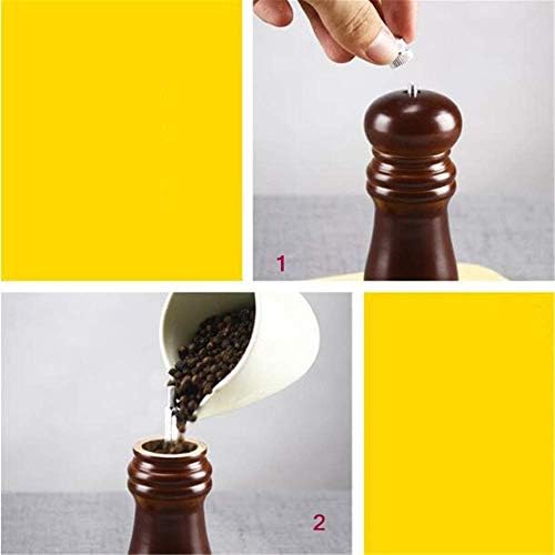 Wood Salt and Pepper Grinder Set - Pack of 2