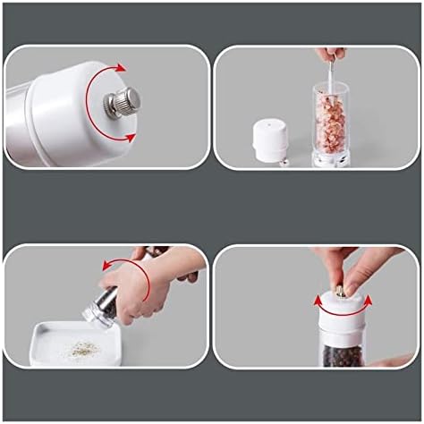 INKTUS Adjustable Pepper and Salt Grinders Set
