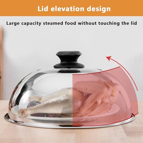 AIZYR 3-Tier Stainless Steel Steamer Pot Boil Cook and Simmer