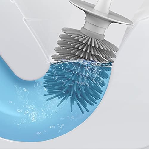 Feiyiyang Toilet Brush Holder 360 Clean Brush Set