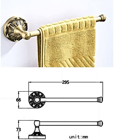 Sturdy Elegant antique Brass towel rail for Home Bathroom
