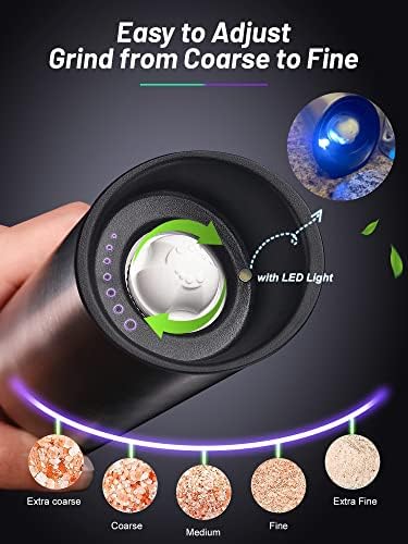 Adjustable USB Salt Pepper Grinder
