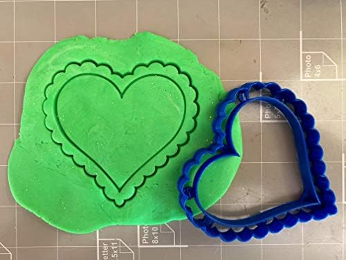 Arbi Design Scalloped Heart Cookie Cutter 35 inch - Design Your Baking masterpieces