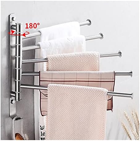 BECBco Magnetic Wall Mount Towel Holder Stainless Steel Bathroom Towel Rail