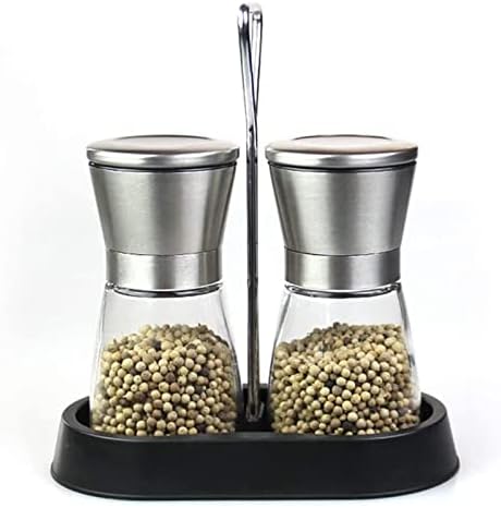 2pc Refillable Pepper and Salt Mill Set