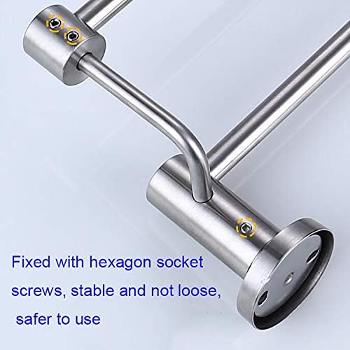 Sturdy Silver Towel Holder for Bath