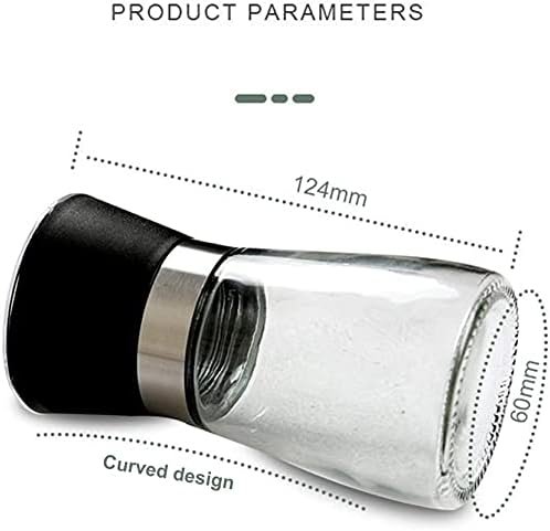 Adjustable Stainless Steel Salt Pepper Mill Set for Kitchen Gifting