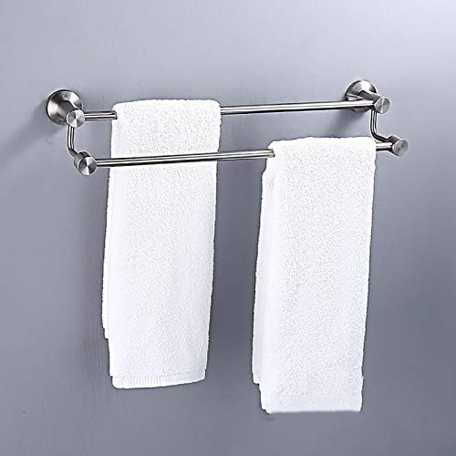 Sturdy Silver Towel Holder for Bath