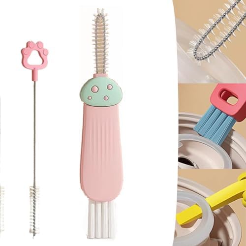 3-in-1 Cup Lid Cleaning Brush Set
