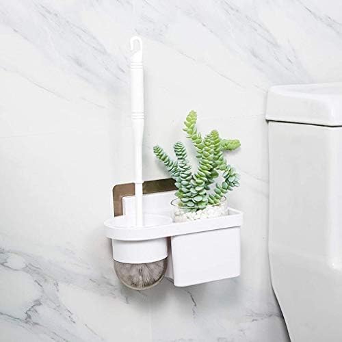 SPOUR Modern Minimalist Punch-Free Toilet Brush Holder