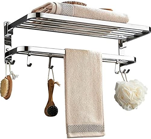 Sturdy Wall-Mounted Towel Rack for Bathroom Storage