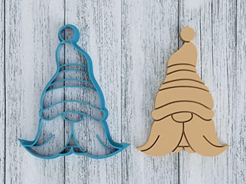 Gnome in Tall Hat Cookie Cutter for Sugar Cookies and Fondant